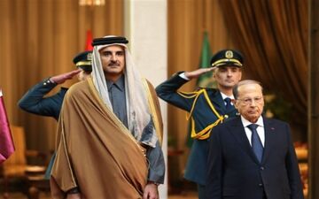 علت مشارکت امیر قطر در نشست اقتصادی بیروت