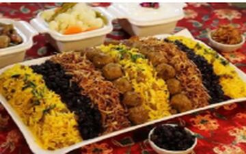 آموزش یک پلوی بسیار دلبر| طرز تهیه گردو پلو با گوشت 