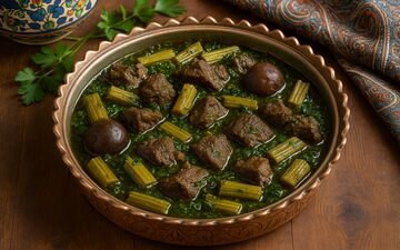 خورشت کرفس؛ غذای سنتی سالم و خوش‌عطر سفره‌های ایرانی