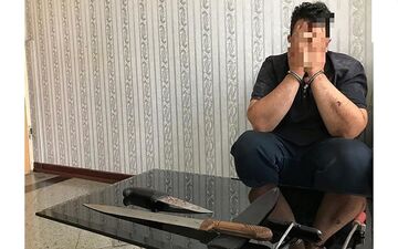 حمله به پلیس تهران با قمه در صادقیه