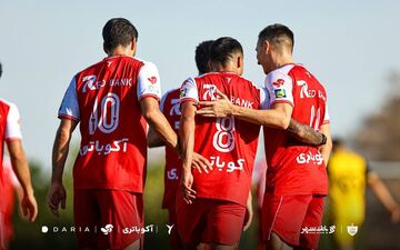 پیروزی قاطع پرسپولیس در مسابقه تدارکاتی برابر شهید قندی