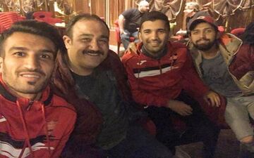 حضور مهران غفوریان در اردوى پرسپولیس