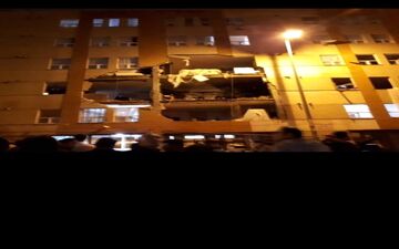 یک واحد مسکونی در اردبیل به دلیل نشت گاز منفجر شد