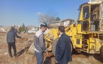  آغاز عملیات اجرایی معبر جدید در شهرک الهیه کرمانشاه

