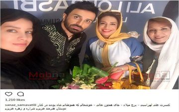 سلفی شراره رخام و بانوان هنرمند در کنسرت علی لهراسبی (عکس)