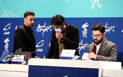 گزارش تصویری از نشست رسانه ای فیلم سینمایی "درب" در سالن اصلی کاخ جشنواره فیلم فجر