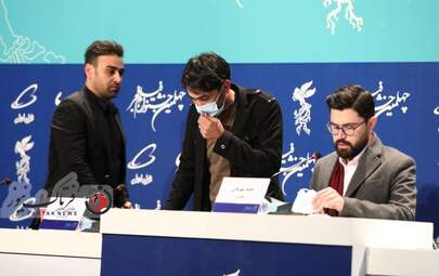 گزارش تصویری از نشست رسانه ای فیلم سینمایی "درب" در سالن اصلی کاخ جشنواره فیلم فجر