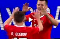 گل اول روسیه به ایران  + ویدئو