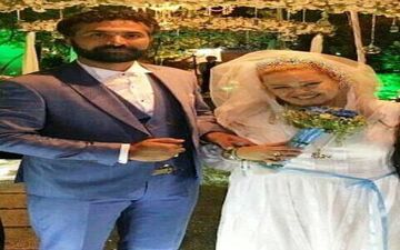 نکته ای عجیب در طراحی کیک عروسی بهاره رهنما +عکس