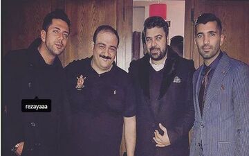 عکس یادگاری محسن مسلمان به همراه مهران غفوریان (عکس)