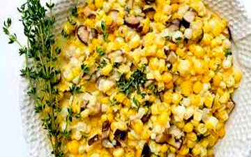 طرز تهیه  ذرت مکزیکی با قارچ| واقعا عالیه!
