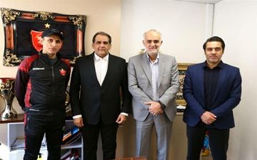 جلسه گل محمدی و پیروانی با مدیر جدید پرسپولیس