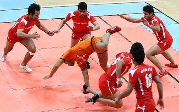 رقابت های سرکل کبدی کشور در کرمانشاه 