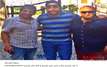 حمید گودرزی در کنار آتیلا حجازی (عکس)