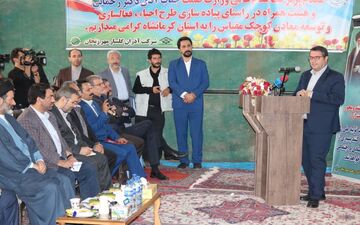 مراسم کلنگ زنی ۵ پروژه در سنقر وکلیایی