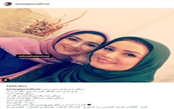 سلفی کیمیا گیلانی به همراه زهرا خاتمی راد (عکس)
