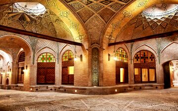  آشنایی با کاروانسرای سعدالسلطنه در قزوین