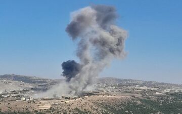 ادامه حملات هوایی اسرائیل به مناطق جنوبی لبنان