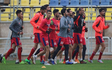 میهمان ویژه تمرین امروز پرسپولیس + عکس