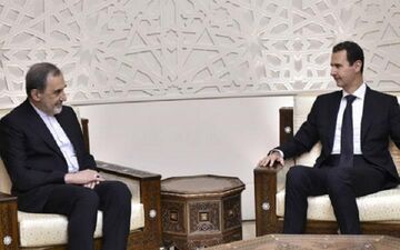  ولایتی با رئیس جمهوری سوریه دیدار کرد