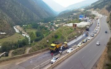 ترافیک در مبادی ورودی به مازندران سنگین است