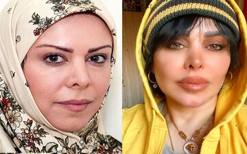 استایل پاییزی فلور نظری همه را مبهوت کرد|فلور نظری با این پالتو چکمه های بلند