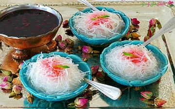 طرز تهیه  فالوده شیرازی خانگی| بی نظیره!