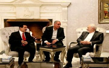 دیدار ظریف با دبیرکل اتحادیه میهنی کردستان