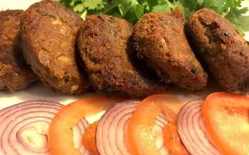 طرز تهیه شامی آرد نخودچی|خیلی ترد و خوشمزه س