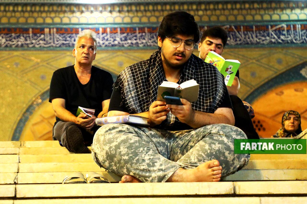 اختصاصی/ تصاویری ناب از شب بیست و یکم ماه رمضان