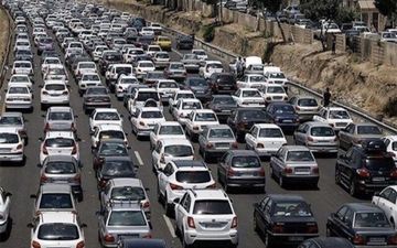 ترافیک سنگین در جاده‌ های خروجی تهران