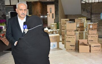 ارسال دومین سری کمک‌های اتاق بازرگانی کرمانشاه به مراکز درمانی استان برای مقابله با کرونا 