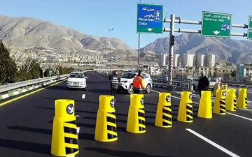 انسداد جاده چالوس تا پایان روز چهارشنبه تمدید شد