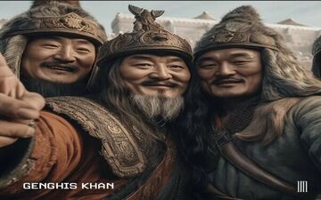 هوش مصنوعی تصویر سلفی چنگیز خان مغول را ساخت