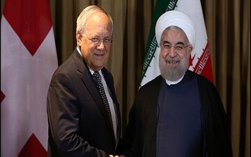 رئیس‌جمهور سوییس با رئیس‌جمهور کشورمان دیدار و گفت‌وگو کرد