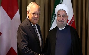 رئیس‌جمهور سوییس با رئیس‌جمهور کشورمان دیدار و گفت‌وگو کرد