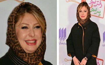 تیپ متفاوت نیوشا ضیغمی دیشب در یک مراسم