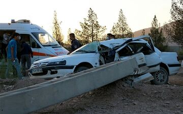 ۸ نفر در حادثه رانندگی در محور جهرم جان باختند