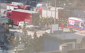 انفجار گاز در لهستان با سه کشته + فیلم