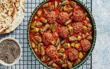 این خورش بی نظیره !|  خورش بامیه  رو اینجوری درست کن 