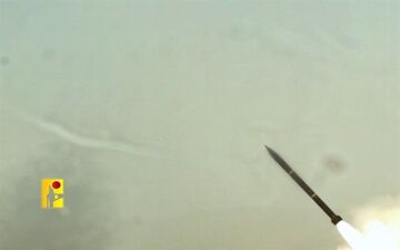 حمله موشکی حزب الله به نظامیان رژیم اشغالگر 