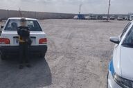 توقیف خودروی پراید با راننده ۷ ساله و دو سرنشین کودک در جاسک