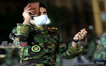 تصاویری فوق العاده از مراسم شب بیست و سوم ماه مبارک رمضان در دانشگاه افسری امام علی 