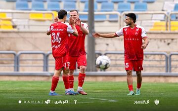 پیروزی پرسپولیس در دیدار تدارکاتی با گلزنی مدافع جدید