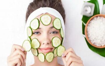 با ماسک خیار یخی پوستی شاداب و مرطوب داشته باشید| آموزش درست کردن ماسک خیار یخی
