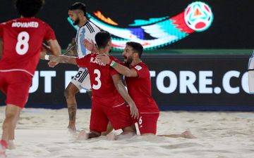 صعود ایران به یک‌چهارم نهایی جام جهانی فوتبال ساحلی + عکس