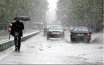  بارش باران در برخی شهرهای کشور