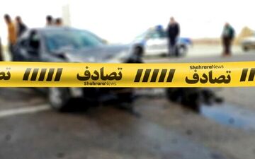 تصادف شدید شبانه در جاده دامنه - الیگودرز/ ۷ نفر مصدوم شدند