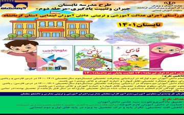 
اجرای ۲ طرح رایگان ملی "جبران و تثبیت‌ یادگیری‌" و "مطالعه دقیق، یادگیری عمیق" در مدارس کرمانشاه