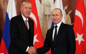 اردوغان و پوتین گفتگو کردند